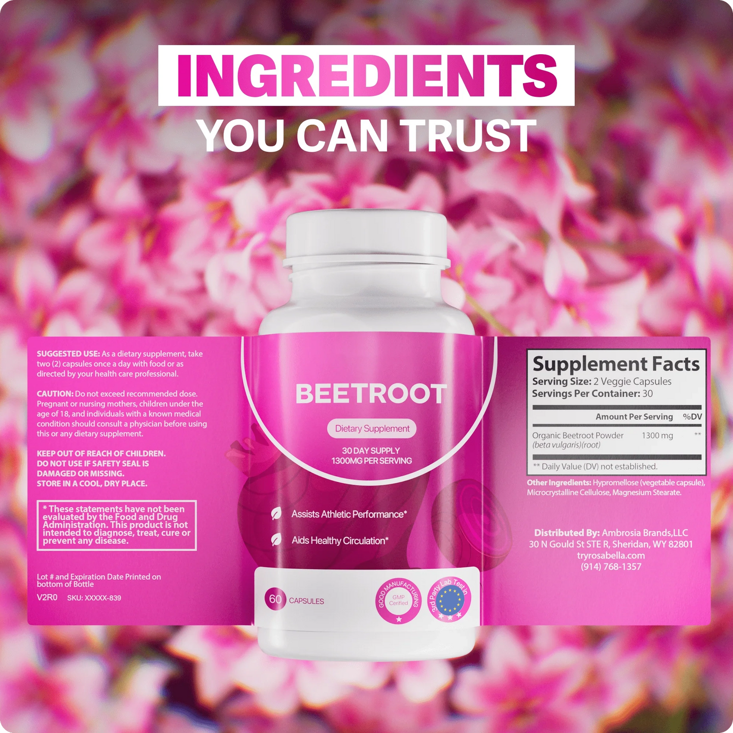 Beetroot Energy Boosting Supplement