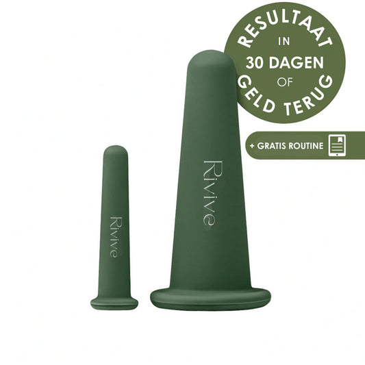 Rivive - Manuele Face Cupping Set + Pear Seed Oil Free
